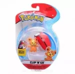 Hračka Pokémon Clip and Go Teddiursa + Poké Ball