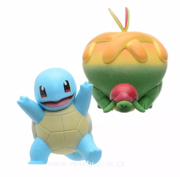 Pokémon akčné figúrky Squirtle a Appletun 5 cm