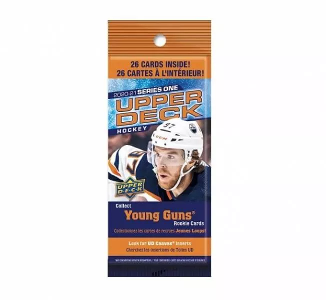 2020-21 NHL Upper Deck Series 1 Hockey Fat pack - hokejové karty