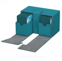 Krabice Ultimate Guard Twin Flip´n´Tray Deck Case 160+ Standard Size XenoSkin Petrol Blue