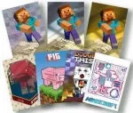 Sběratelské karty Minecraft 2 - balíček karet - ukázka karet