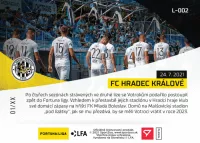 Fotbalove karty Fortuna Liga 2021-22 - L-002 FC Hradec Kralove zadni strana