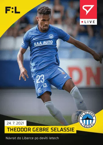 Futbalové karty Fortuna Liga 2021-22 - L-004 Theodor Gebre Selassie