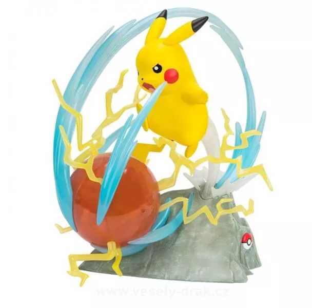Pokémon Light-Up Deluxe figúrka Pikachu - 33 cm (25. výročie)