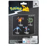 Zadní strana krabice Pokémon figurky Charizard