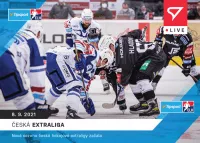 Hokejove karty Tipsport ELH 2021-22 - Live Set 1. kola (6 karet) - ceska extraliga