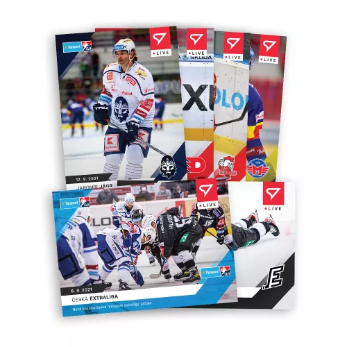 Hokejové karty Tipsport ELH 2021-22 - Live Set 1. týždňa (6 kariet)