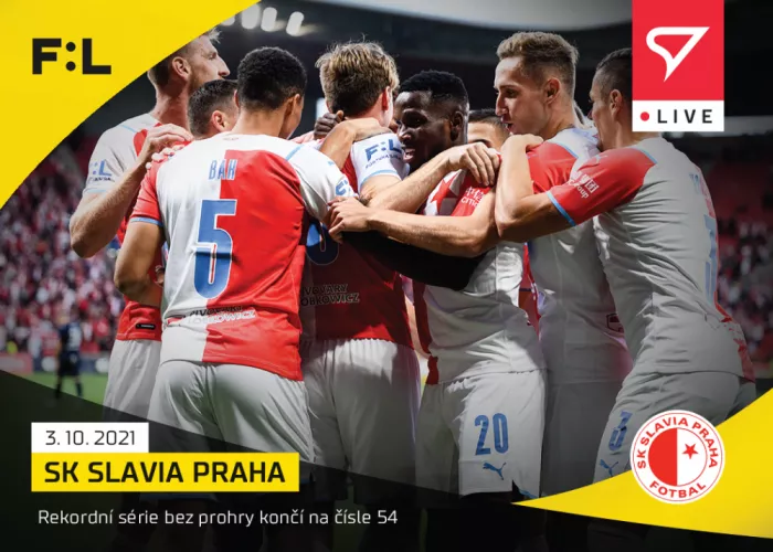 Futbalové karty Fortuna Liga 2021-22 - L-045 SK Slavia