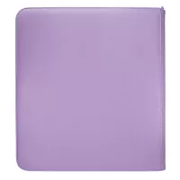 UltraPro Vivid 12-Pocket Zippered PRO-Binder - Purple