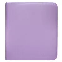 UltraPro Vivid 12-Pocket Zippered PRO-Binder - Purple - pohled zepředu