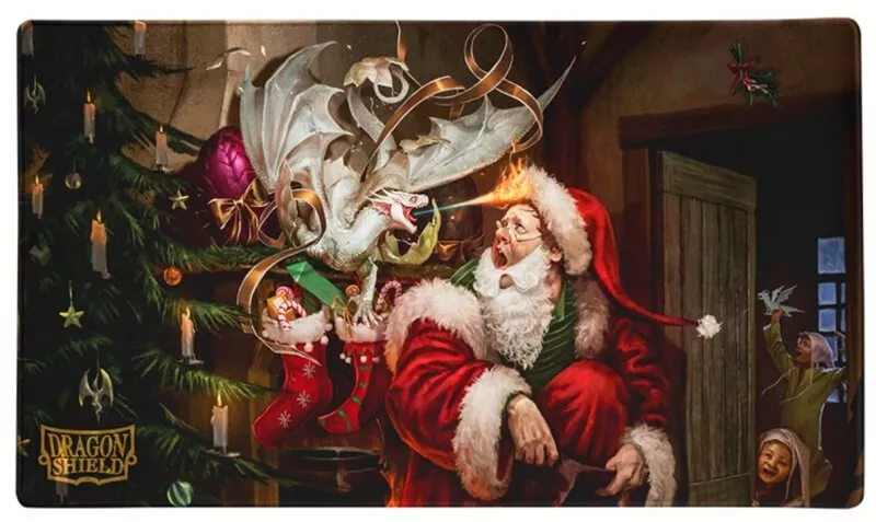 Podložka na karty Podložka na karty Dragon Shield Christmas Dragon 2021