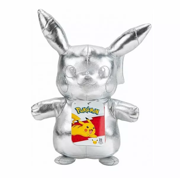 Pokémon plyšák  Pikachu Silver Version 20 cm