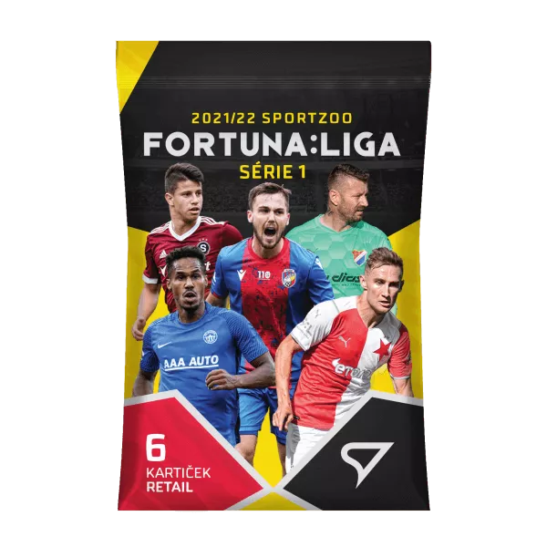 Futbalové karty Fortuna Liga 2021-22 Retail Balíček 1. seria