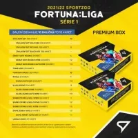 Fotbalove karty Fortuna Liga 2021-22 Premium box 1serie sance