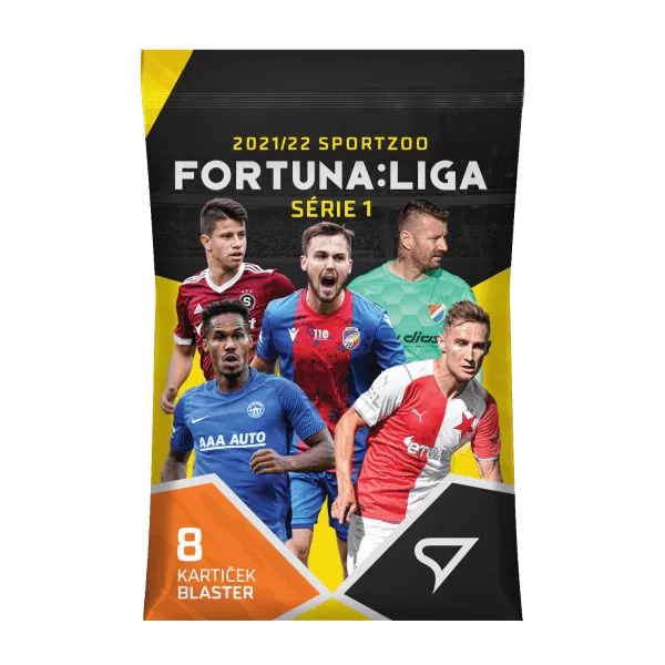 Futbalové karty Fortuna Liga 2021-22 Blaster Balíček 1. seria