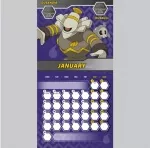 Nástěnný Pokémon mini kalendář 2022
