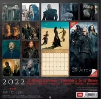The Witcher - kalendář Zaklínač 2022 - nástěnný