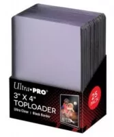 Black border toploader