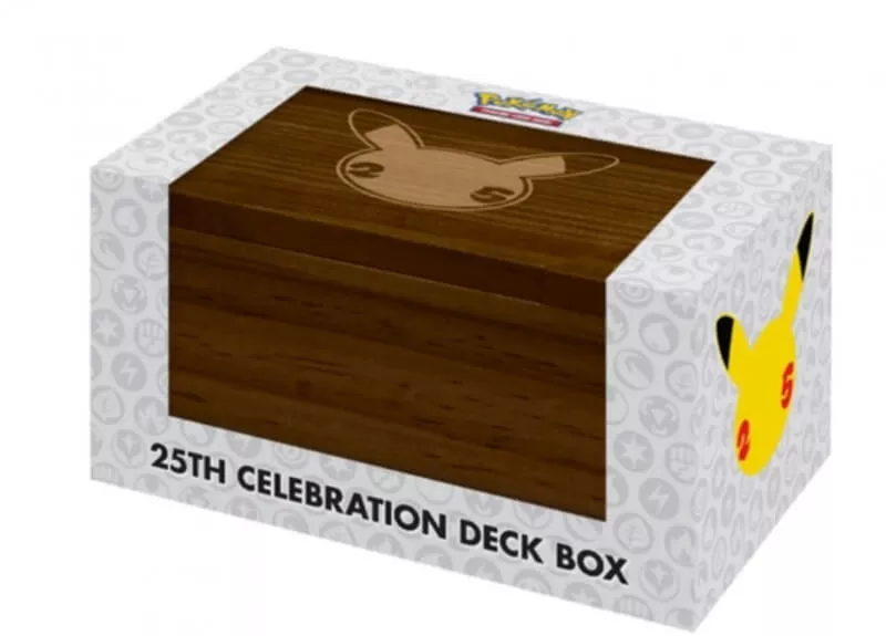 Pokémon Anniversary Deck box - drevená krabička na karty Pokémon