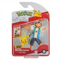 Pokémon figurky Ash a Pikachu