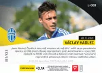 Fotbalove karty Fortuna Liga 2021-22 - L-069 Vaclav Kadlec zadni strana