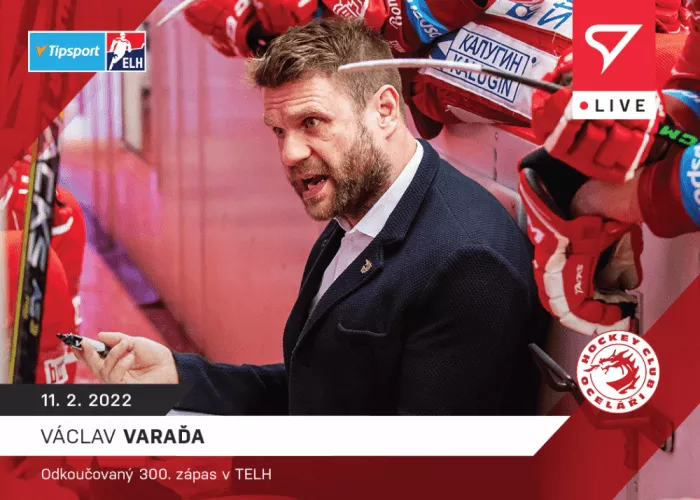 Hokejové karty Tipsport ELH 2021-22 - L-097 Václav Varaďa