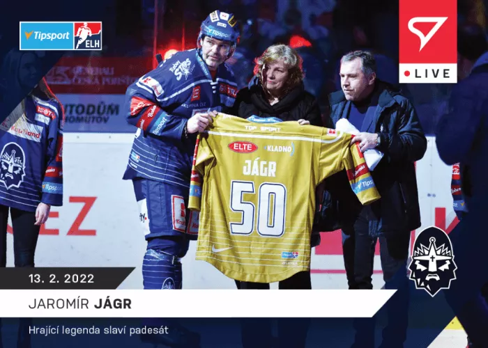 Hokejové karty Tipsport ELH 2021-22 - L-101 Jaromír Jágr
