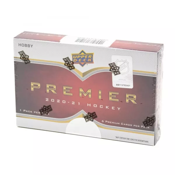 2020-21 NHL Upper Deck Premier hobby box - hokejové karty