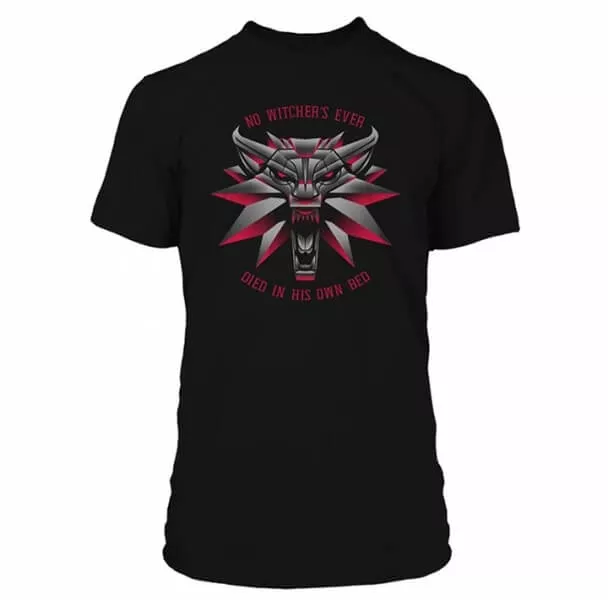 Zaklínač čierne tričko Witcher 3 Memorial Wolf Premium Tee vel. S
