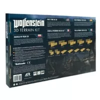 Wolfenstein: The Board Game - 3D Terrain Kit - zadní strana krabice