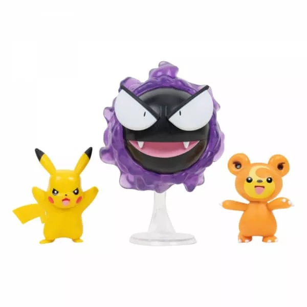 Pokémon akčné figúrky Pikachu, Gastly, Teddiursa 5 - 8 cm