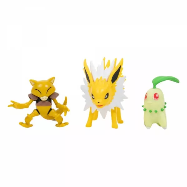 Pokémon akčné figúrky Chikorita, Abra a Jolteon 5 - 8 cm