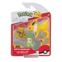 Pokémon akční figurky Germignon, Abra, Voltali 5 - 8 cm - balení