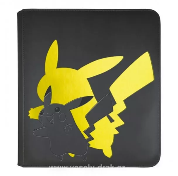 Pokémon: Quadrow album na 480 karet - Elite Series Pikachu (foilové) 