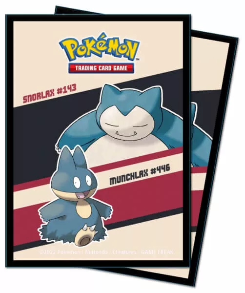 Pokémon: 65 obalov na karty Snorlax and Munchlax
