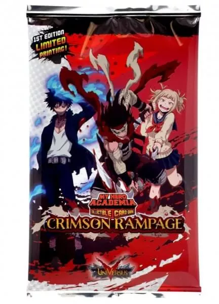 My Hero Academia Collectible Card Game - Booster Series 02: Crimson Rampage
