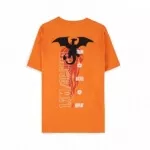 Pokémon oranžové tričko Charizard vel. L  - zadní strana s velkou grafikou