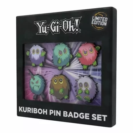 Yu-Gi-Oh Set of 6 Limited Edition Kuriboh Pin Badges - sada odznakov
