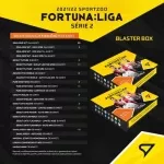 Fotbalové karty Fortuna Liga 2021-22 Blaster box 2. série - zastoupení karet