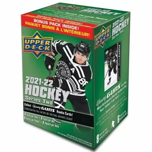 2021-22 NHL Upper Deck Series Two Blaster Box - hokejové karty