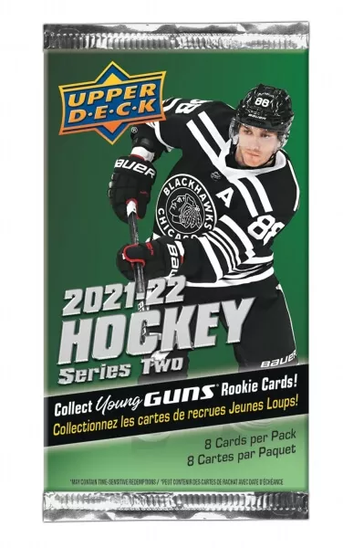 2021-22 NHL Upper Deck Series Two Retail balíček - hokejové karty