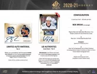 2020-21 Upper Deck SP Authentic Hobby Box