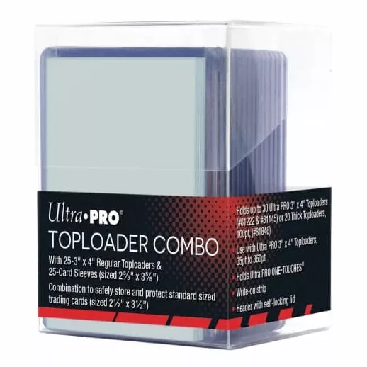 Ultra Pro - Toploaders Combo (25ks Toploader, 25 ks obalov a krabička)