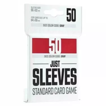 Obaly na karty Gamegenic Just Sleeves - Standard Card Game Red - 50 ks