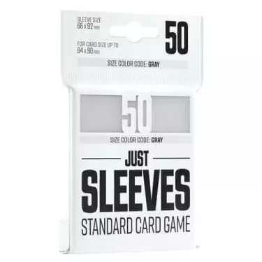 Obaly na karty Gamegenic Just Sleeves - Standard Card Game White - 50 ks