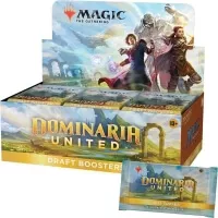 Magic the Gathering Dominaria United Draft Booster Box a Box Topper
