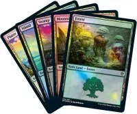 Magic the Gathering Dominaria United Bundle - foilové země