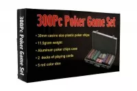 Poker set v hliníkovém kufříku - 300 ks žetonů - v krabici