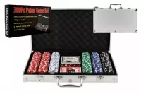 Poker set v hliníkovém kufříku - 300 ks žetonů
