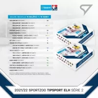 Hokejové karty Tipsport ELH 21/22 Premium box 2. série - zastoupení karet